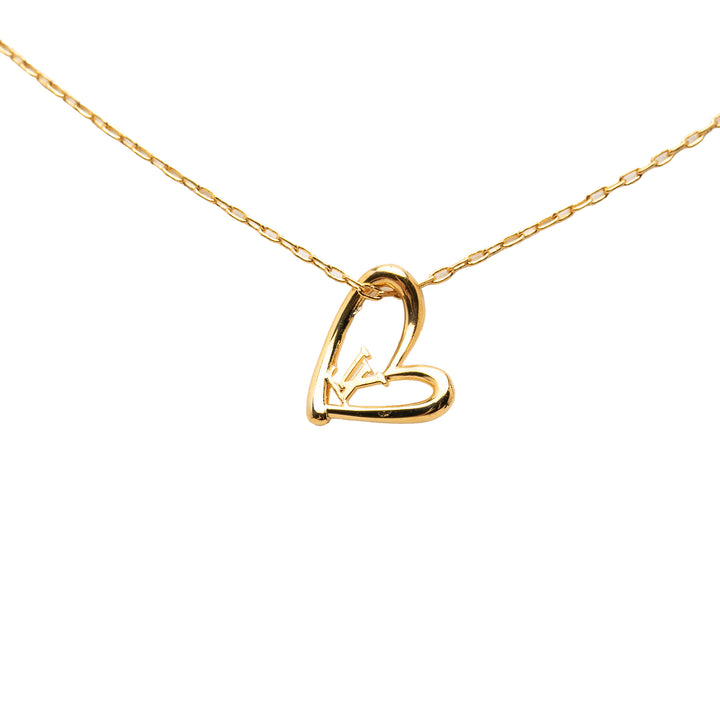 Louis Vuitton plaqué Collier Fall in Love Pendant Collier