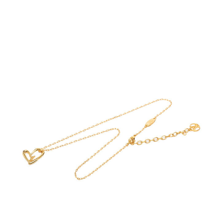 Louis Vuitton plaqué Collier Fall in Love Pendant Collier