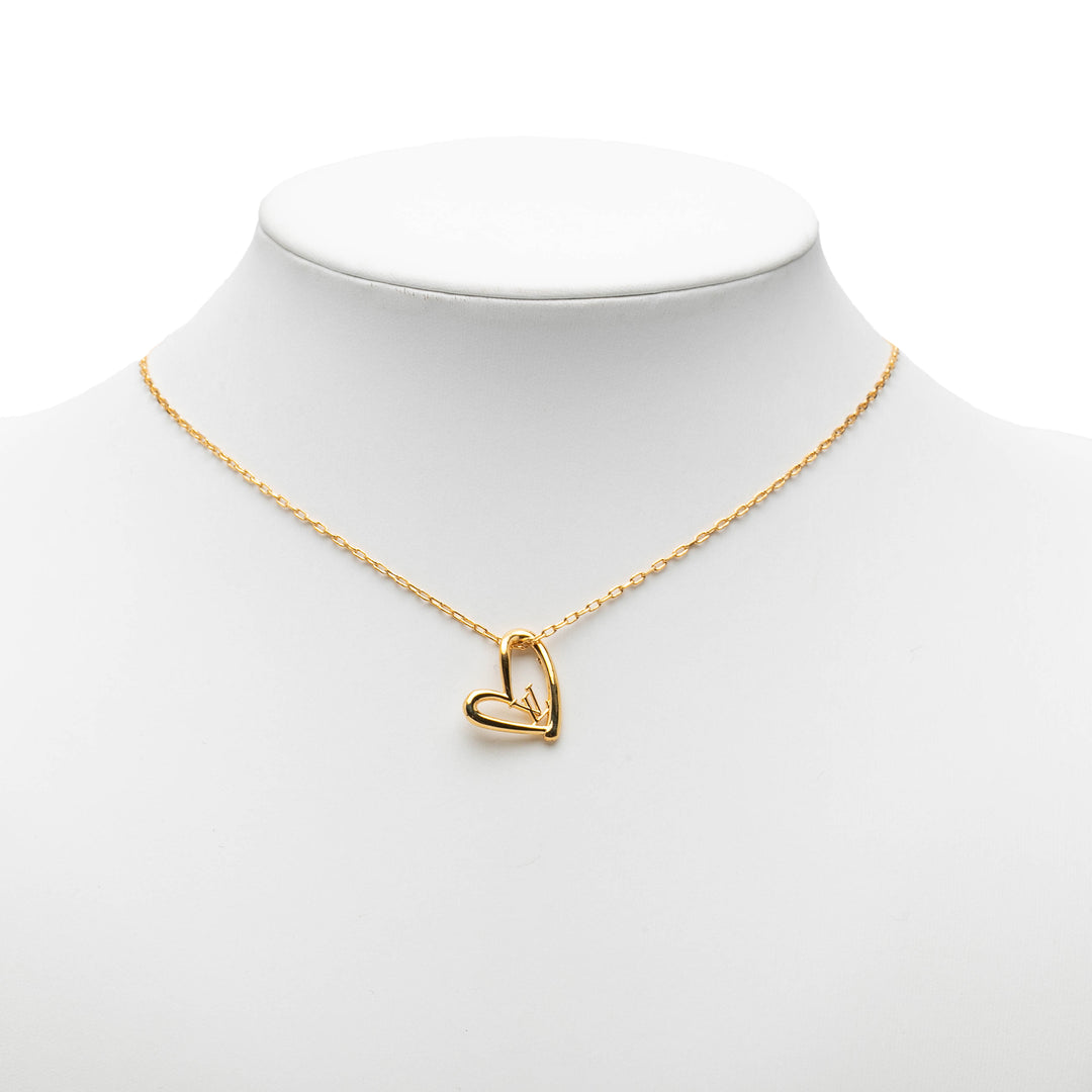 Louis Vuitton plaqué Collier Fall in Love Pendant Collier