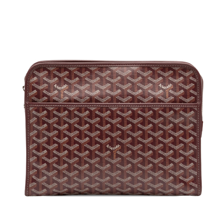Goyard Jouvence Trousse de toilette GM Goyardine Rouge – vue principale – GABY PARIS