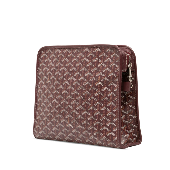 Goyard Jouvence Trousse de toilette GM Goyardine Rouge – vue 2 – GABY PARIS