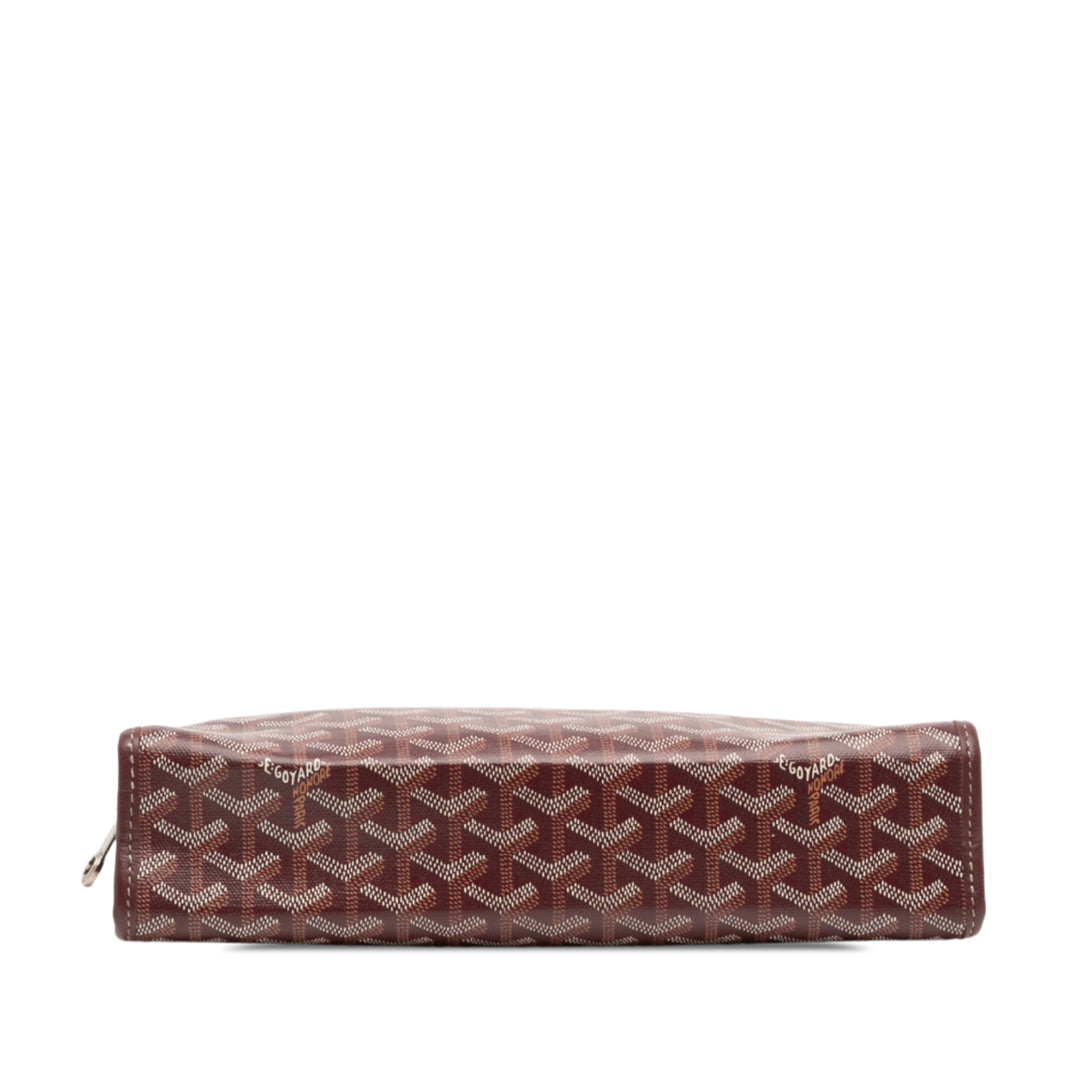 Goyard Jouvence Trousse de toilette GM Goyardine Rouge – vue 3 – GABY PARIS
