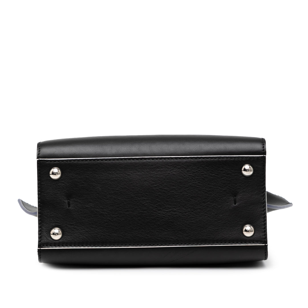 Fendi Mini Cuir de veau 3Jours Sac cartable Noir