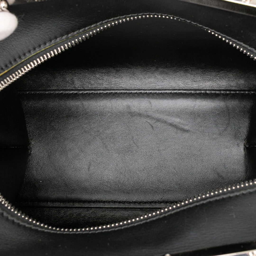 Fendi Mini Cuir de veau 3Jours Sac cartable Noir
