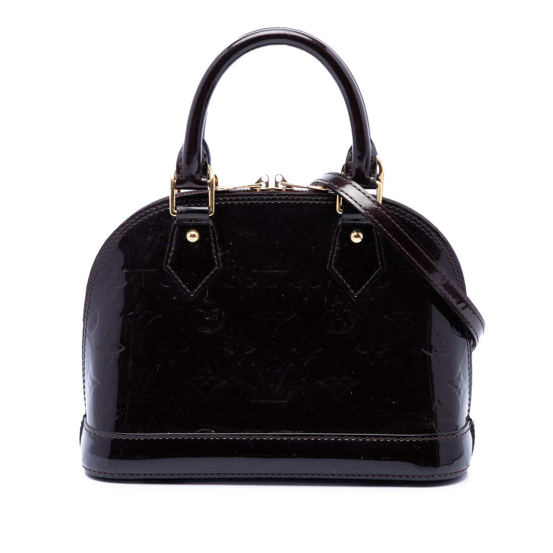 Alma BB Cuir verni Monogram Violet