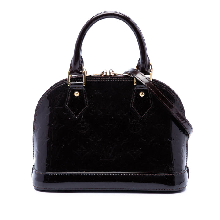 Alma BB Cuir verni Monogram Violet