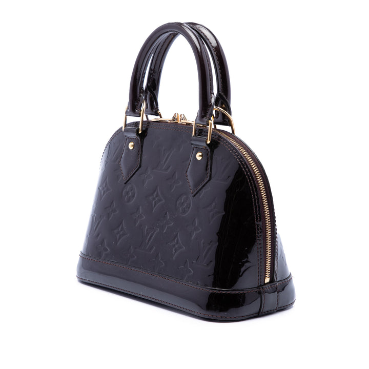 Alma BB Cuir verni Monogram Violet