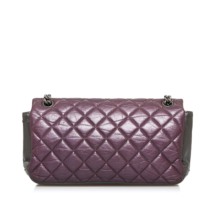 Chanel Glacé Matelasse Portobello à rabat Sac Cuir