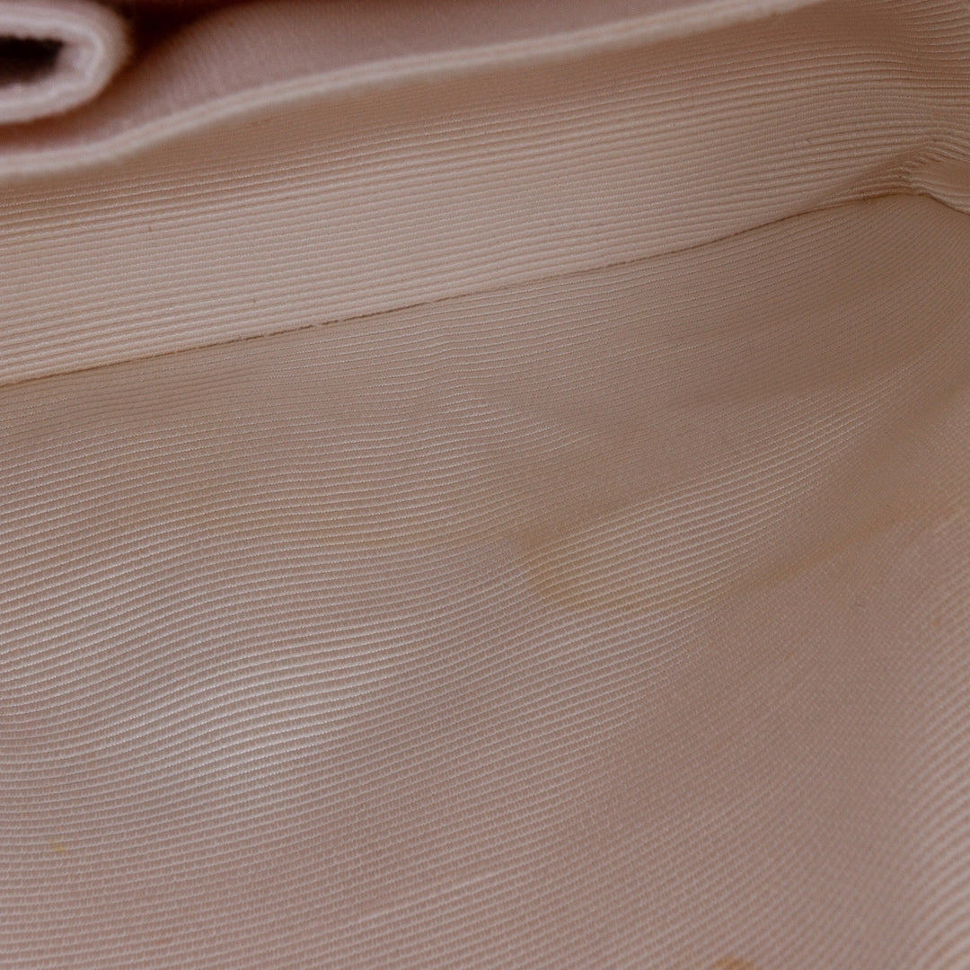 Chanel Medium Classic Tweed Striped Ribbon Double rabat Noir