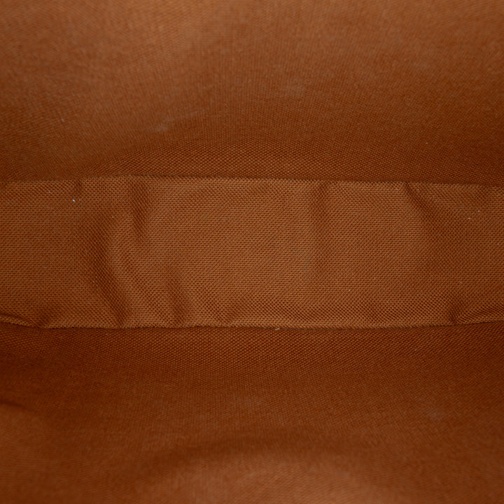 Celine Triomphe Logo Sac caméra Petit Triomphe enduite Marron – vue 4 – GABY PARIS