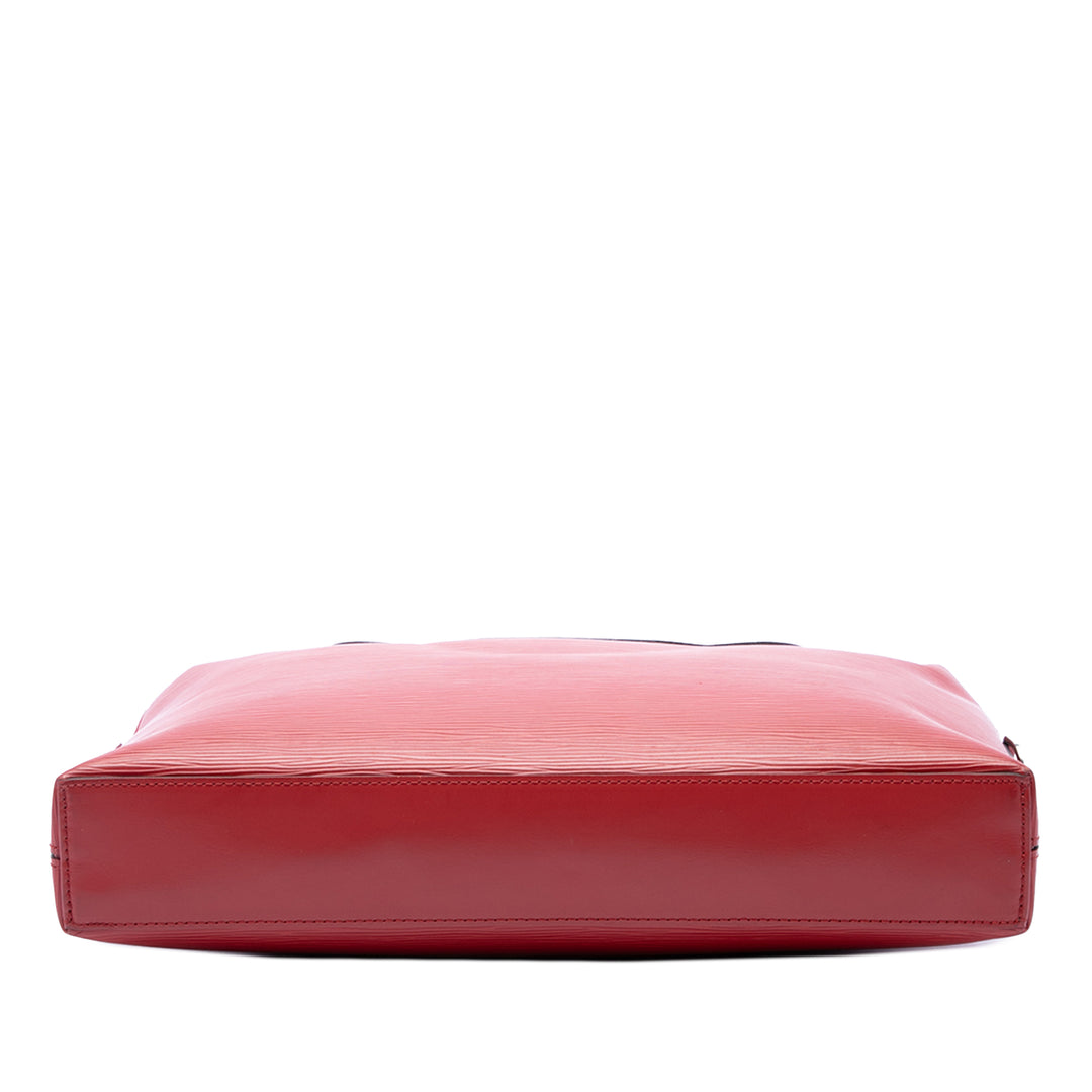 Louis Vuitton Porte Documents Jour Épi Rouge