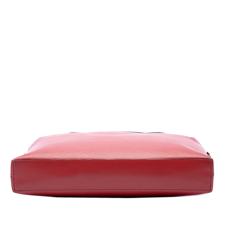 Louis Vuitton Porte Documents Jour Épi Rouge