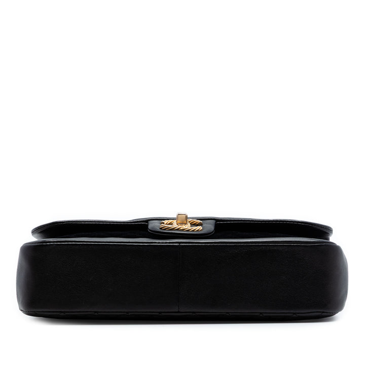 Chanel Paris Cosmopolite Medium Velours et Metallic Cuir d’agneau à rabat