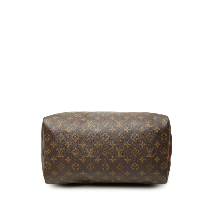 Louis Vuitton Speedy 35 Monogram Marron – vue 3 – GABY PARIS