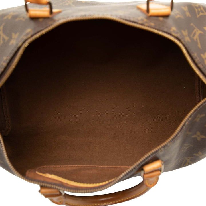 Louis Vuitton Speedy 35 Monogram Marron – vue 4 – GABY PARIS