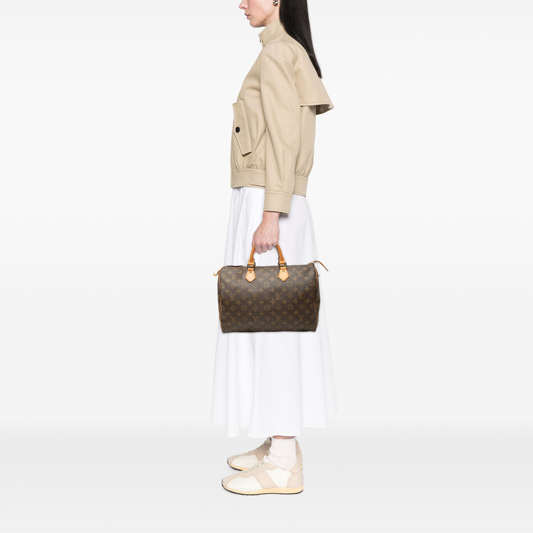 Louis Vuitton Speedy 35 Monogram Marron – vue 6 – GABY PARIS