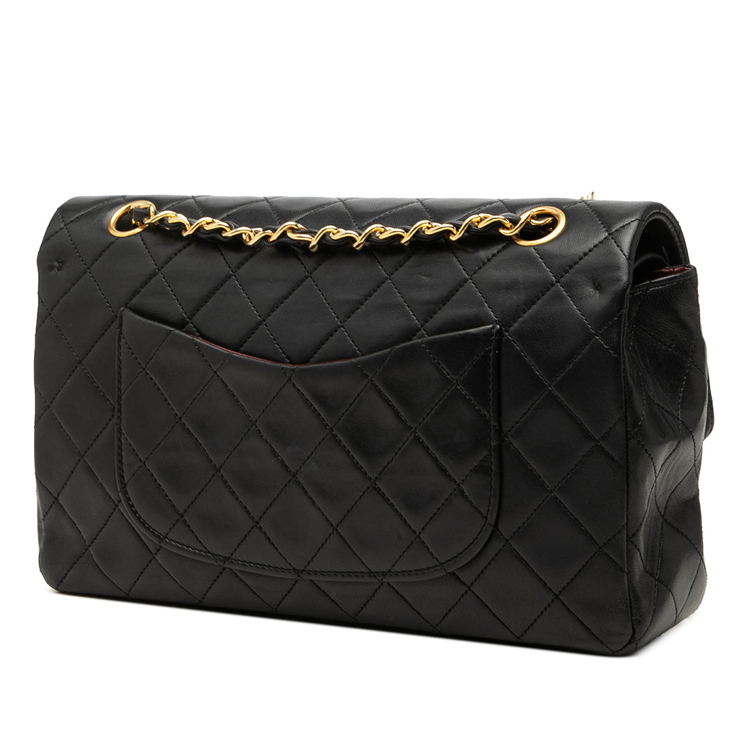 Chanel Classic Double rabat Moyen Cuir d'agneau Noir – vue 2 – GABY PARIS