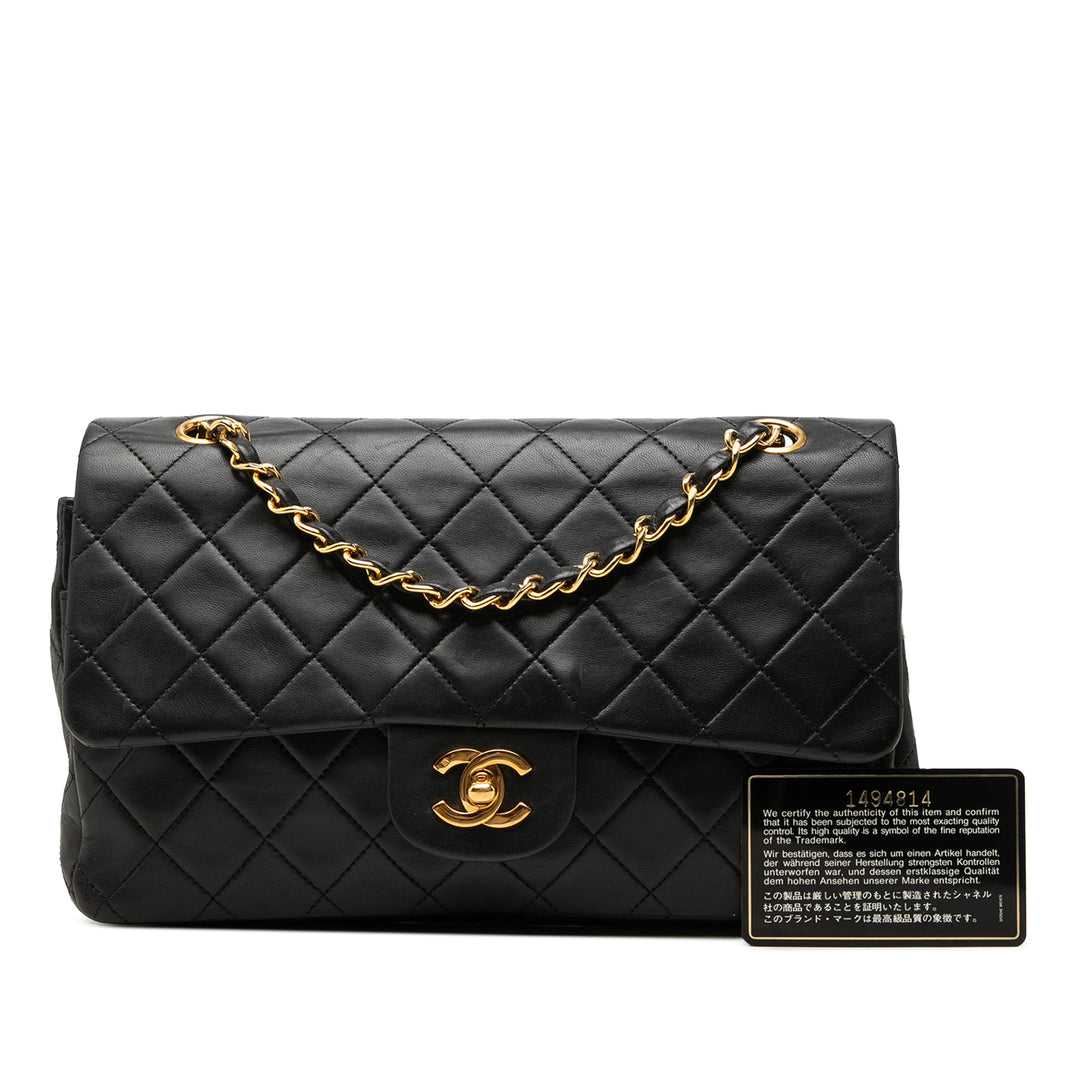 Chanel Classic Double rabat Moyen Cuir d'agneau Noir – vue 7 – GABY PARIS