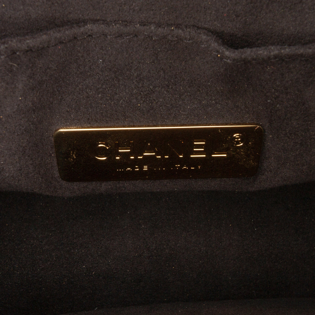Chanel Small Cuir de veau Kiss Lock Frame Bag Doré