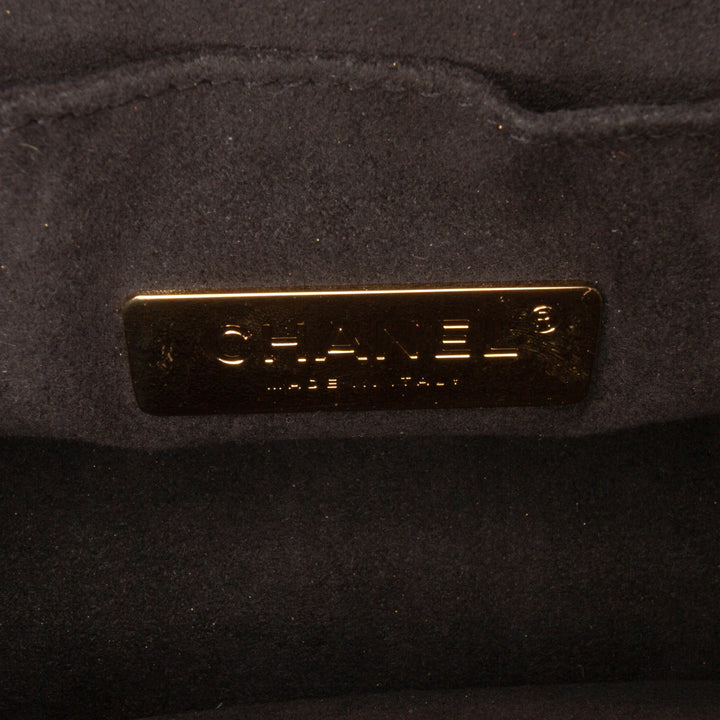 Chanel Small Cuir de veau Kiss Lock Frame Bag Doré