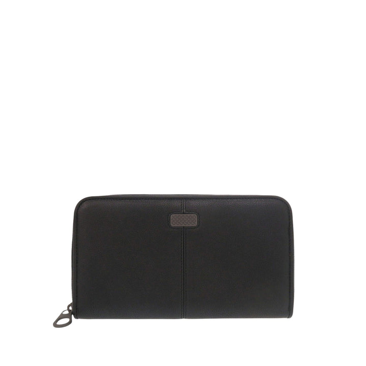 Bottega Veneta Grained Cuir Zip Around Organizer Portefeuille long