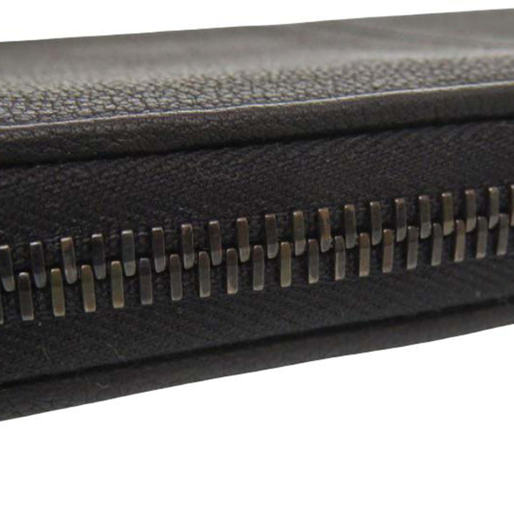 Bottega Veneta Grained Cuir Zip Around Organizer Portefeuille long