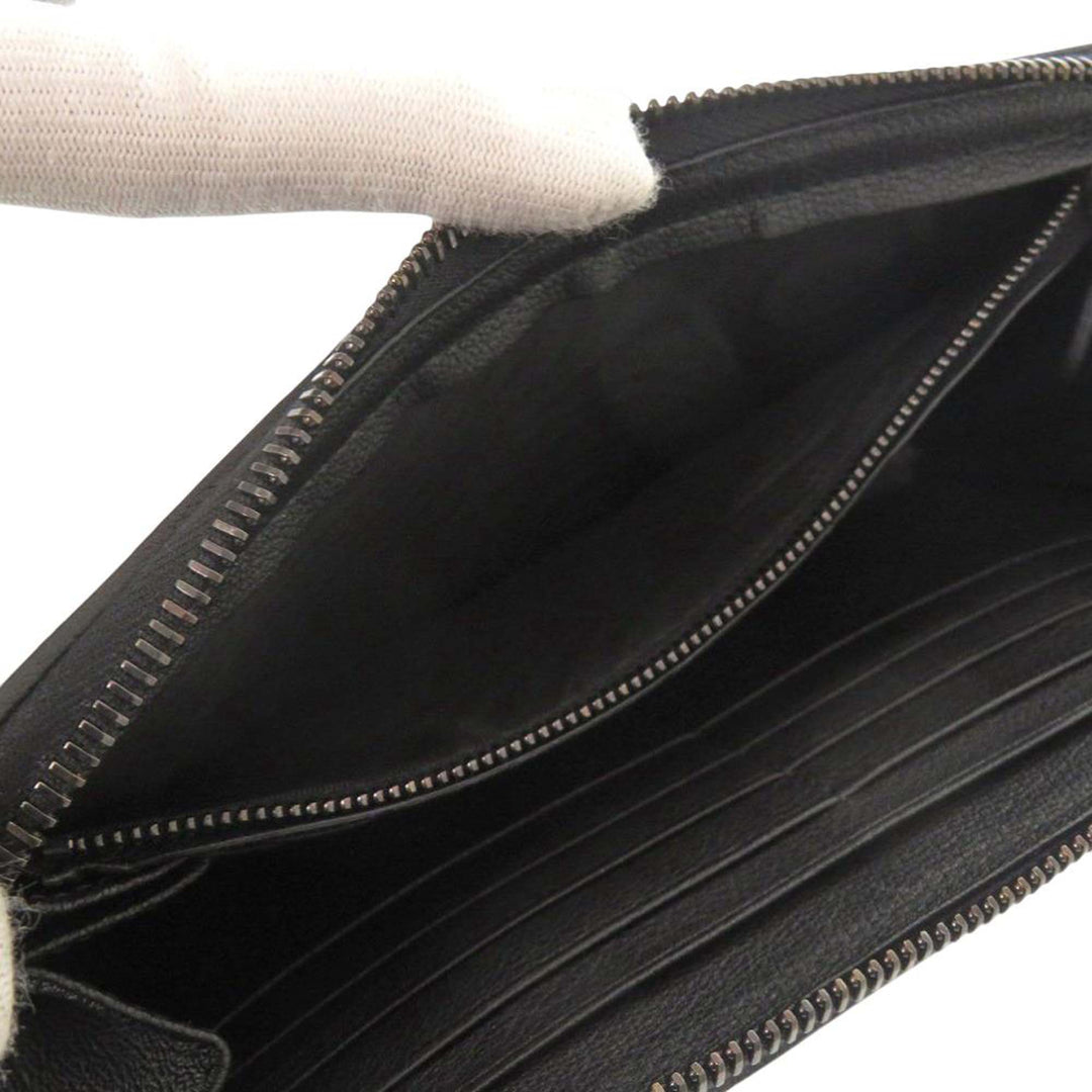 Bottega Veneta Grained Cuir Zip Around Organizer Portefeuille long