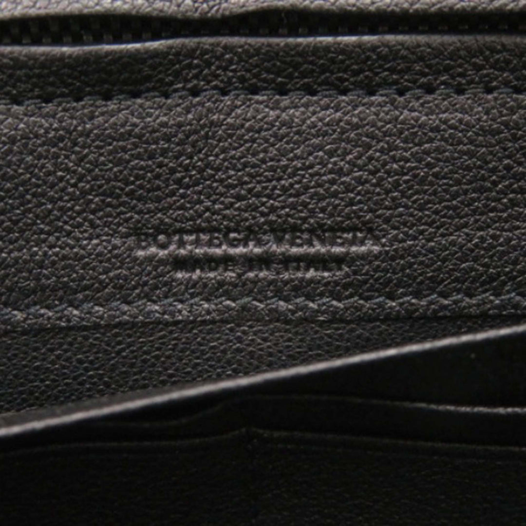 Bottega Veneta Grained Cuir Zip Around Organizer Portefeuille long