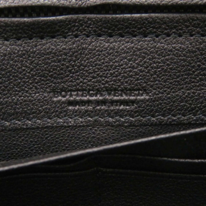 Bottega Veneta Grained Cuir Zip Around Organizer Portefeuille long