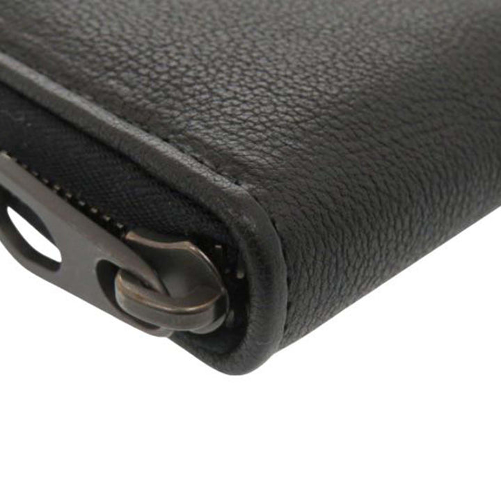 Bottega Veneta Grained Cuir Zip Around Organizer Portefeuille long