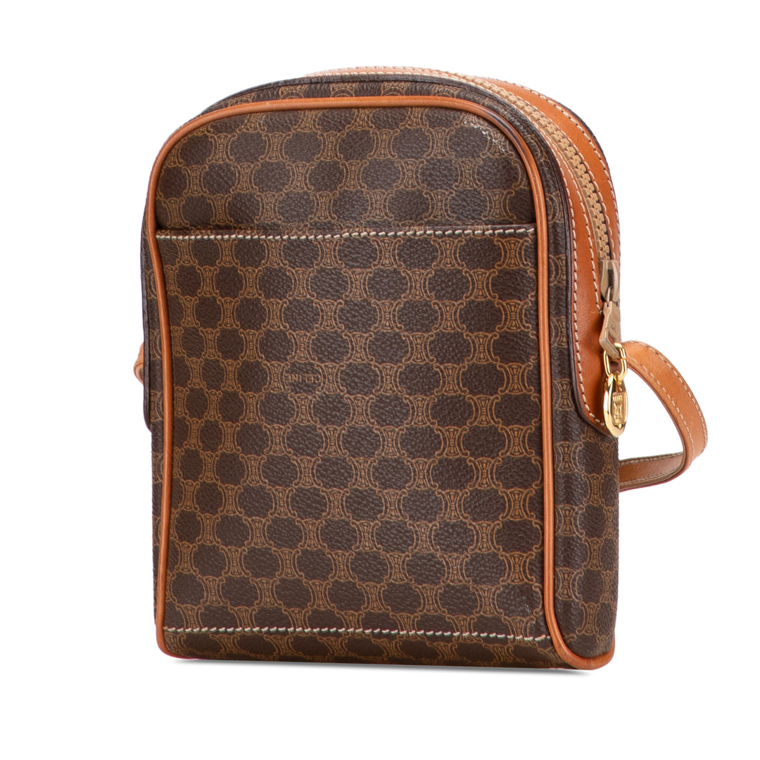 Celine Macadam Coated Toile Sac porté croisé