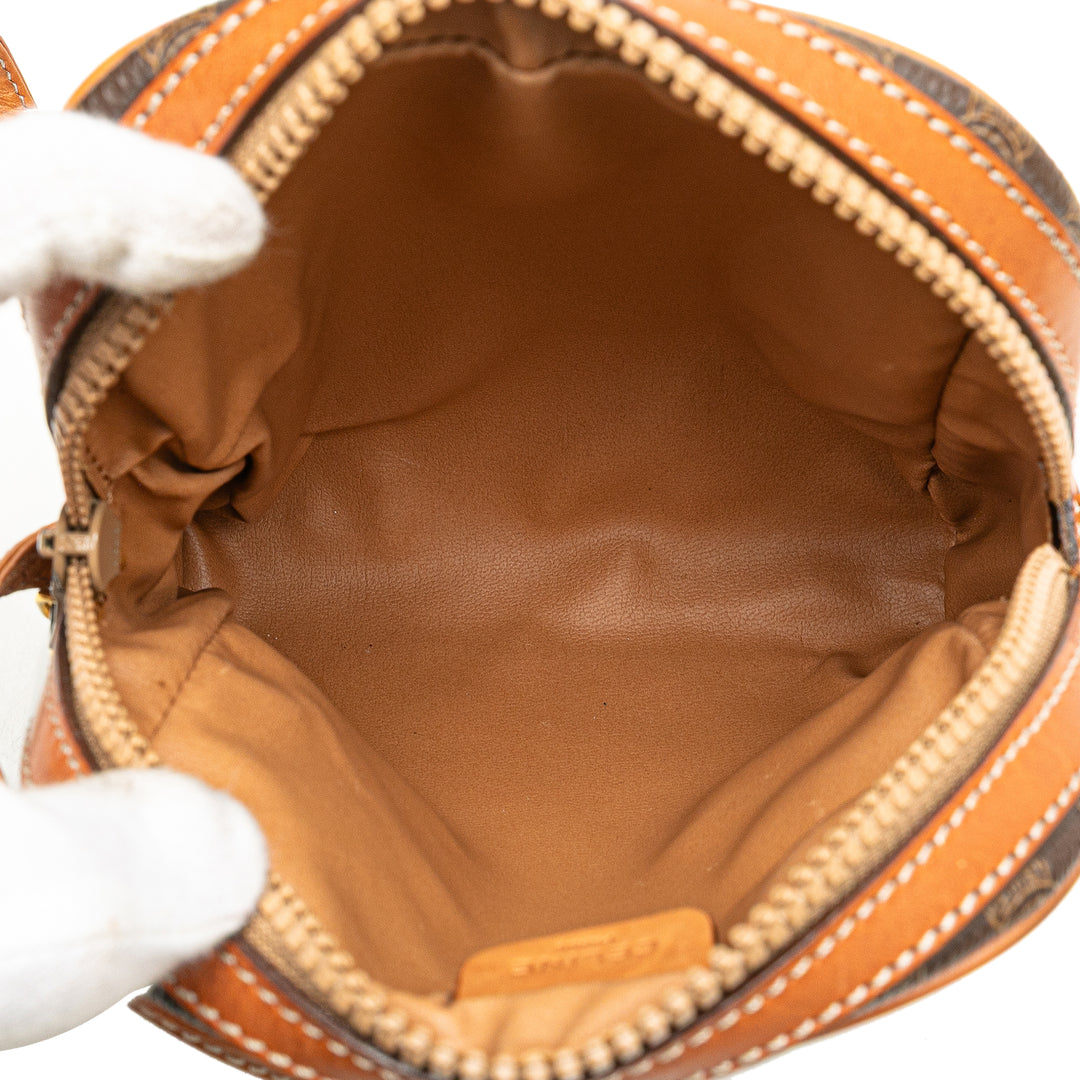 Celine Macadam Coated Toile Sac porté croisé