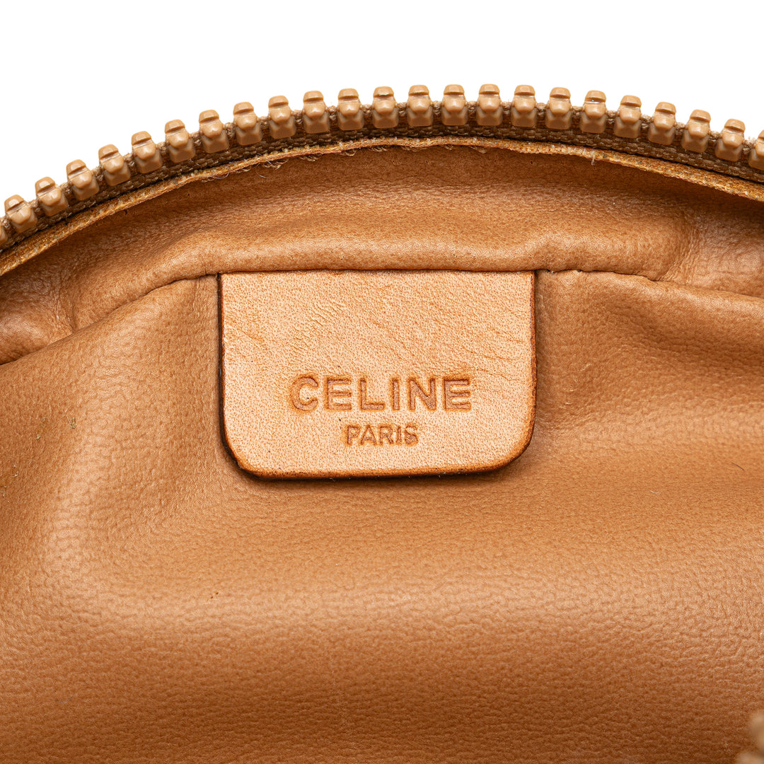 Celine Macadam Coated Toile Sac porté croisé