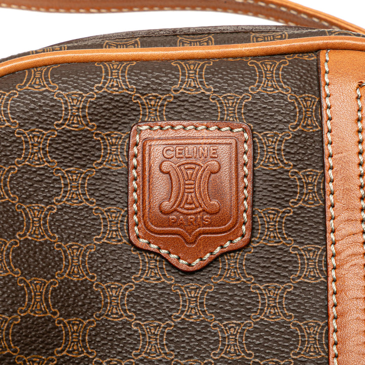 Celine Macadam Coated Toile Sac porté croisé