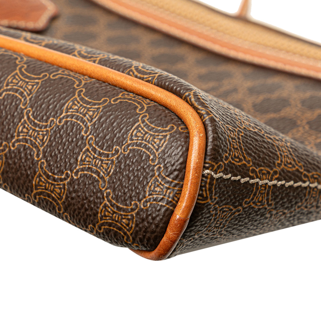Celine Macadam Coated Toile Sac porté croisé