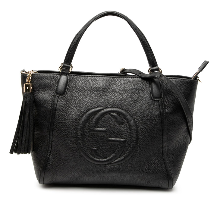 Gucci Small Pebbled Cuir Soho Cellarius Sac