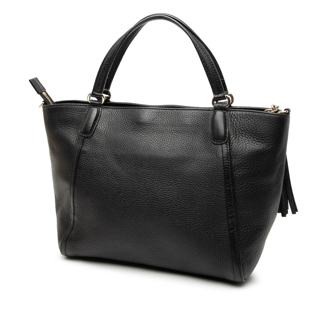 Gucci Small Pebbled Cuir Soho Cellarius Sac