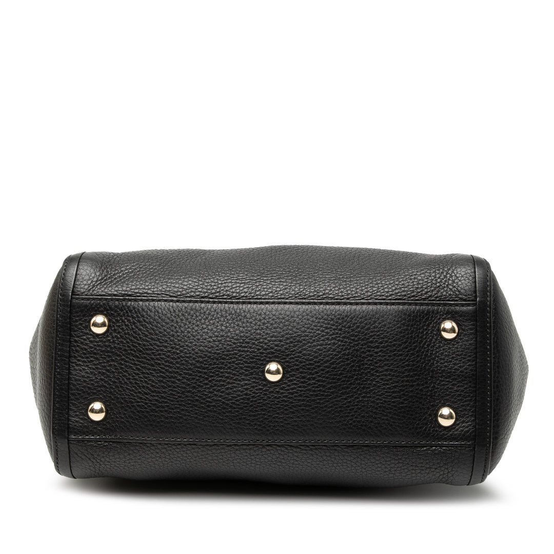 Gucci Small Pebbled Cuir Soho Cellarius Sac