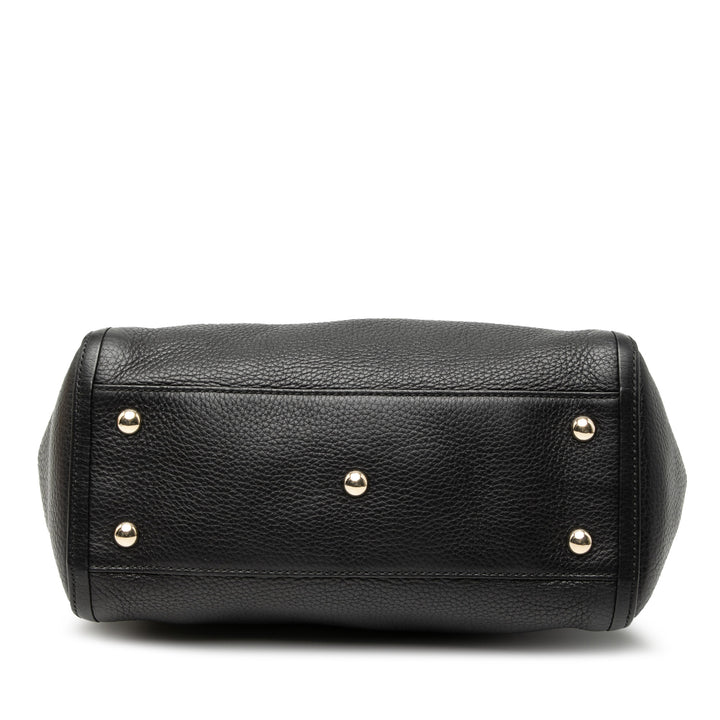 Gucci Small Pebbled Cuir Soho Cellarius Sac