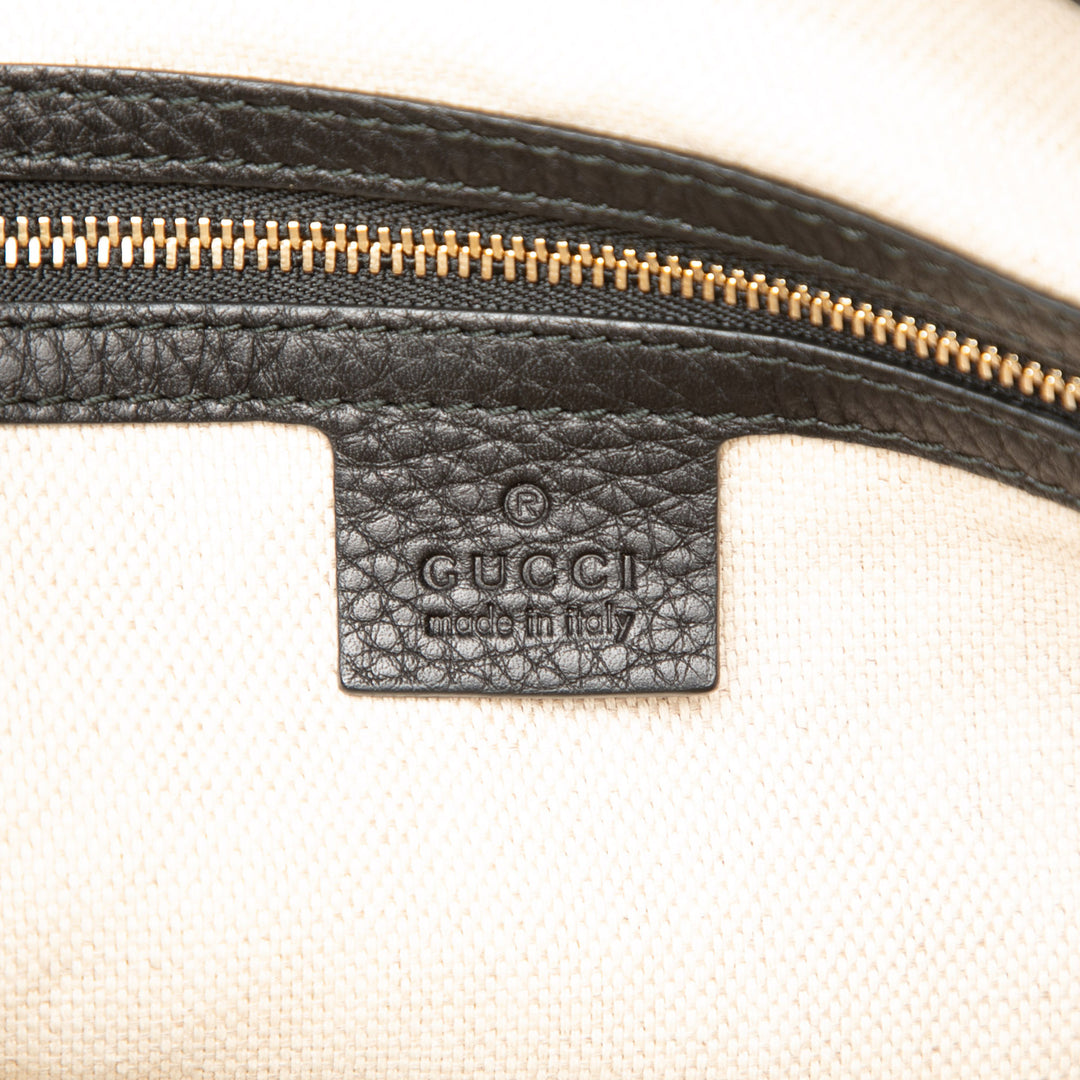 Gucci Small Pebbled Cuir Soho Cellarius Sac