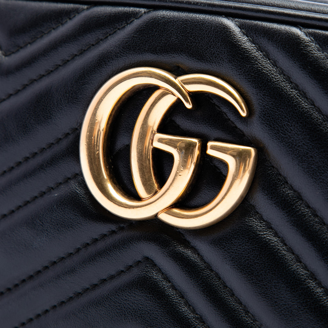 Gucci GG Marmont Matelasse Sac Petit Cuir de veau