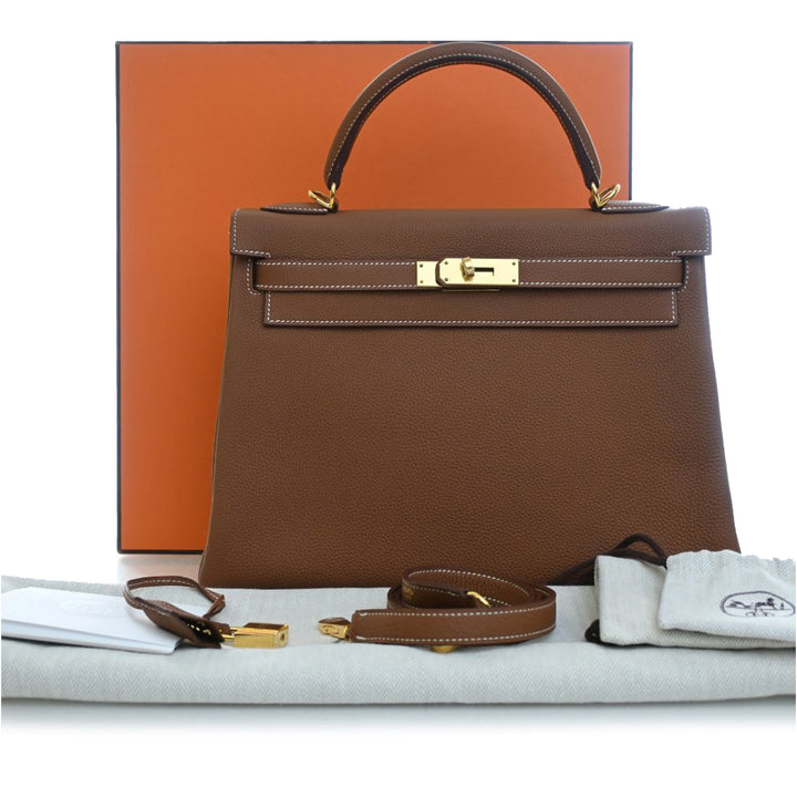 Hermès Togo Kelly II Retourne 32