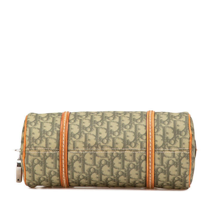 Diorissimo Trotter Coated Canvas Romantique Handbag Green - Gaby Paris
