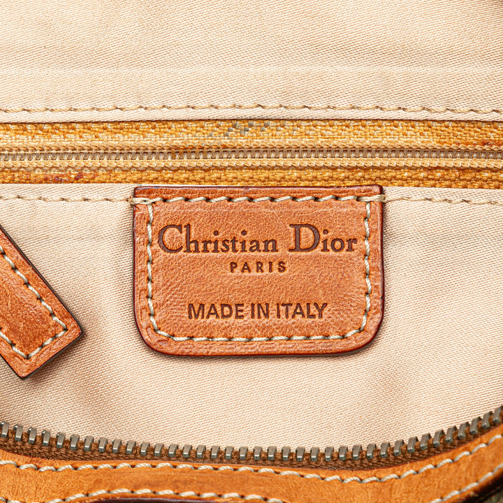 Diorissimo Trotter Coated Canvas Romantique Handbag Green - Gaby Paris