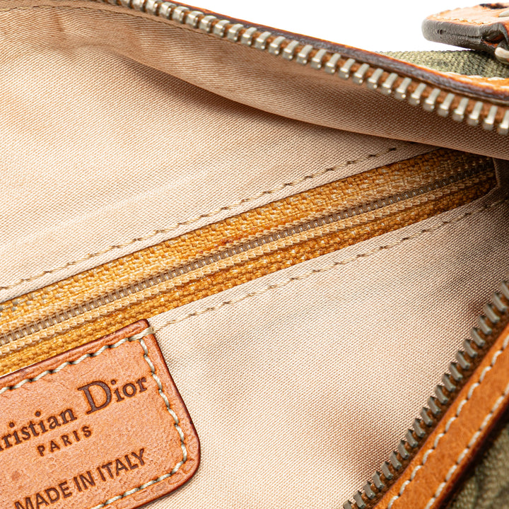 Diorissimo Trotter Coated Canvas Romantique Handbag Green - Gaby Paris