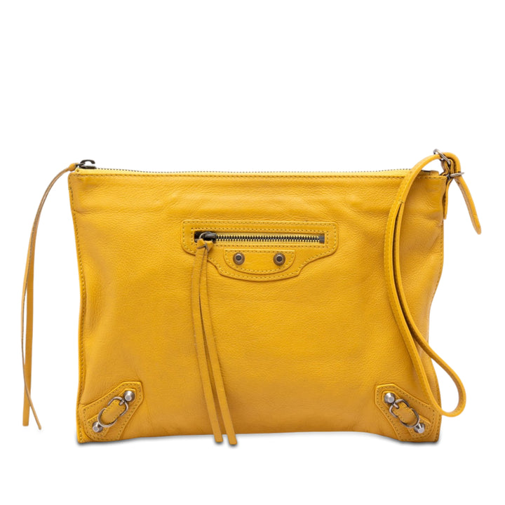 Balenciaga Cuir Papier Wristlet Pochette