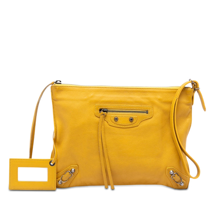 Balenciaga Cuir Papier Wristlet Pochette