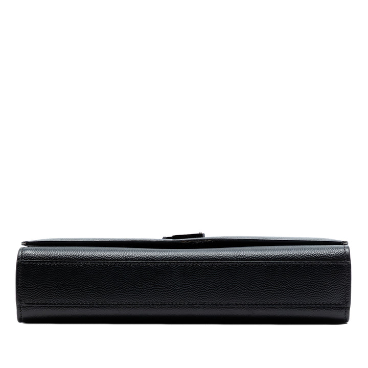 Saint Laurent Medium Grain De Poudre Monogram Monochrome Kate Sac porté croisé