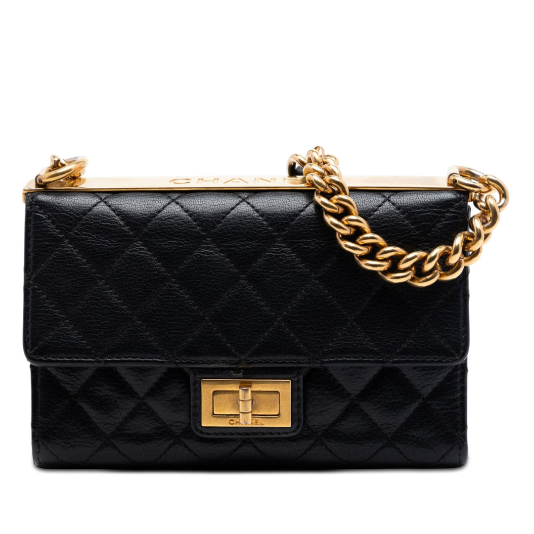 Chanel Mini Matelassé Cuir de chèvre Reissue 2.55 Rita à rabat