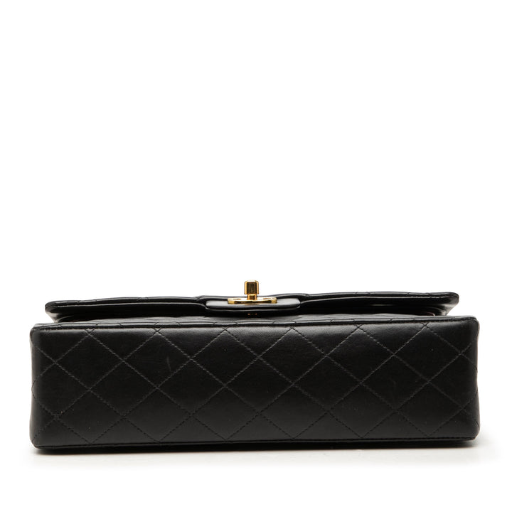 Chanel Classic Double rabat Moyen Cuir d'agneau Noir